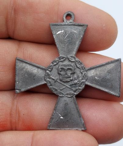 Cross Bravery Skull Award general Bulak Balakhovich Russian Civil War Medal