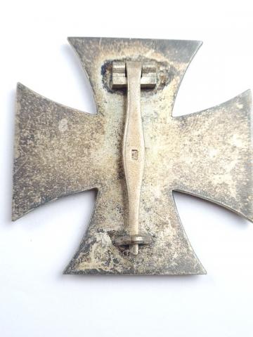 Nice Iron Cross first 1st class medal award in original case, marked