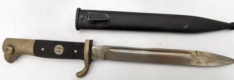 Waffen SS Early bayonet Alcasa Solingen eickhorn boker rzm puma 10 rare maker original