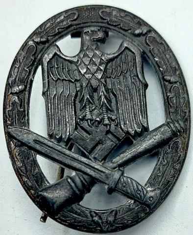Waffen SS - Wehrmacht general assault badge award by Assmann original for sale dealer