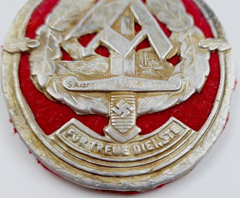 WW2 German Nazi early third reich SA paramilitary 1937 commemorative shield - plate