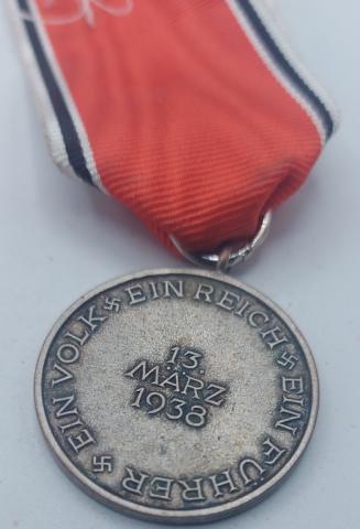 WW2 German Nazi Occupation of Sudetenland 1st Oct. 1938 medal award
