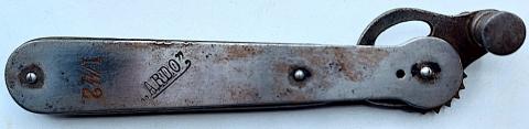 WW2 German Nazi Waffen SS early 2nd SS Panzer Division Das Reich can opener