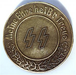 WW2 GERMAN NAZI ALLGEMEINE SS OFFICER MEMBER BADGE PIN THIRD REICH