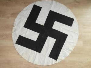 WW2 GERMAN NAZI original SWASTIKA pennant hitler reich FLAG NSDAP BANNER