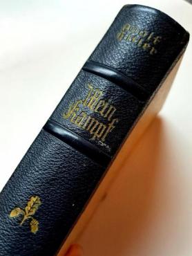 RARE Adolf Hitler Fuhrer mein kampf book wedding edition with signature dedication