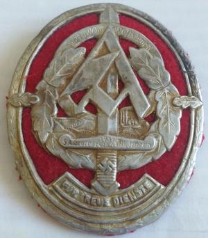WW2 German Nazi early third reich SA paramilitary 1937 commemorative shield - plate