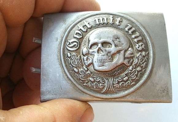 totenkopf belt buckle