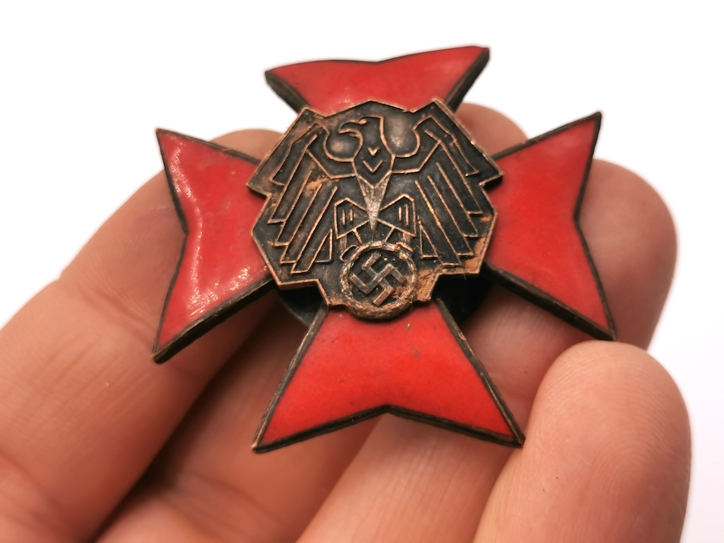 WW2 GERMAN NAZI EARLY NSDAP PARTISAN IRON CROSS EAGLE & SWASTIKA