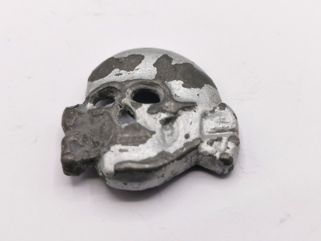 Ww2 German Nazi Waffen Ss Original Ww2 German Nazi Rare Waffen Ss Totenkopf Visor Cap Skull Insignia Rzm 499 41 By Zimmerman
